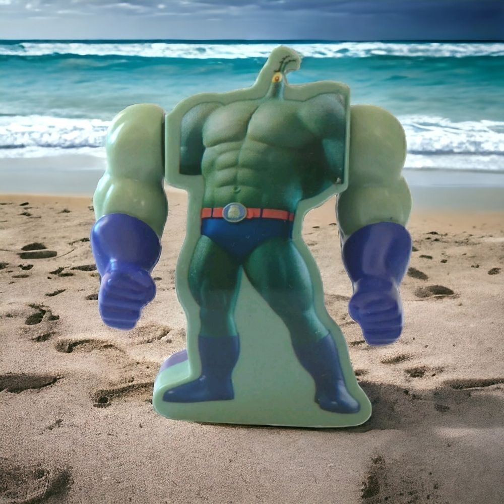 McDonalds Plank-Ton Smashing Straw Topper Toy SpongeBob SquarePants Figure 2015.